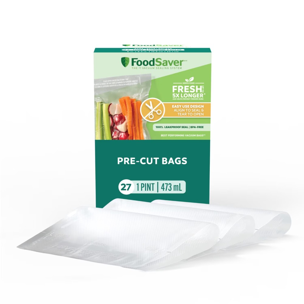 Meal Prep For Cutting - Sacchetti sottovuoto FoodSaver da 1 litro,