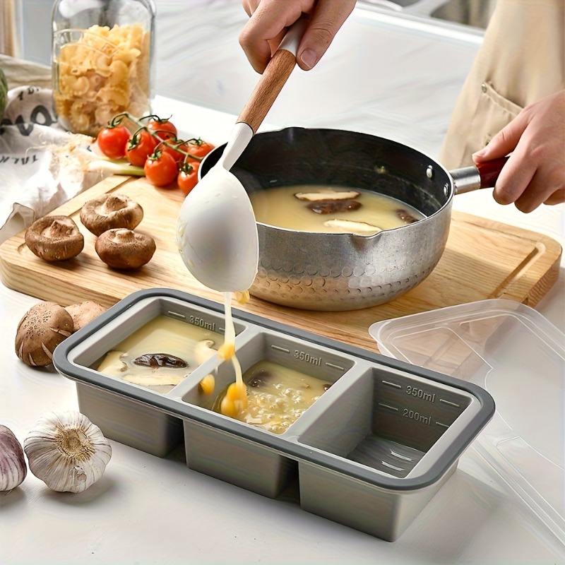 Meal Prep Chia Pudding - Contenitore per Alimenti Quadrato Extra Large,