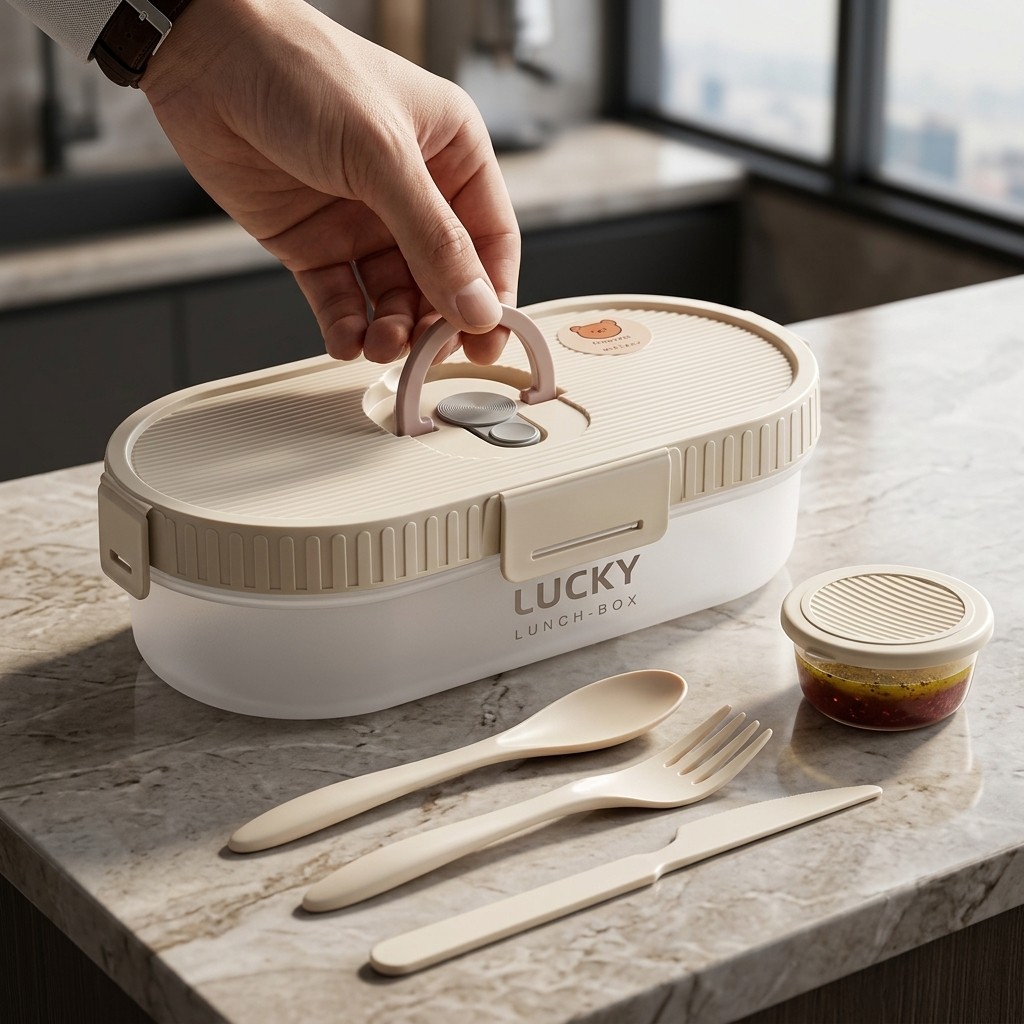 Meal Prep Plan - Contenitore per Pranzo Portatile e Impermeabile