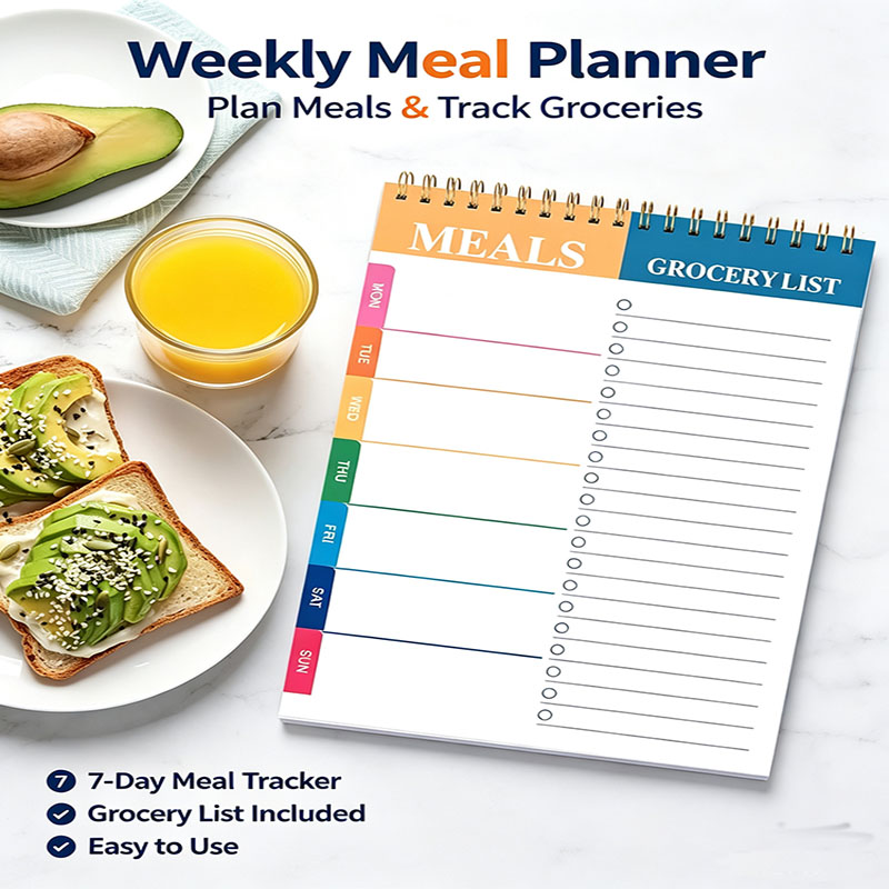 Meal Prep Plan - Blocco Note per la Pianificazione Settimanale