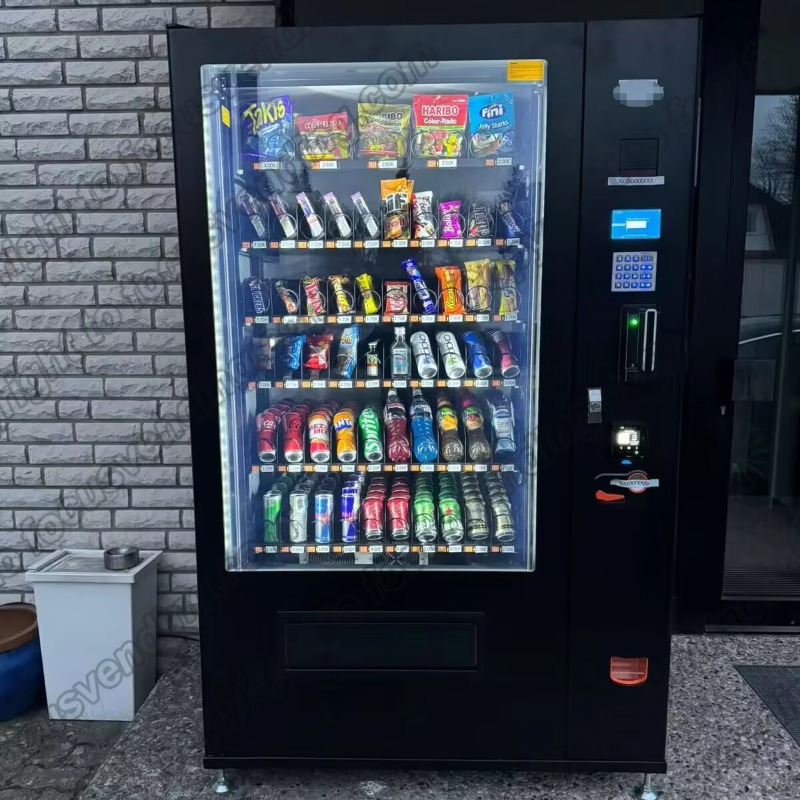 Meal Prep Vending Machine - Distributore Automatico Personalizzato per Snack, Bevande,