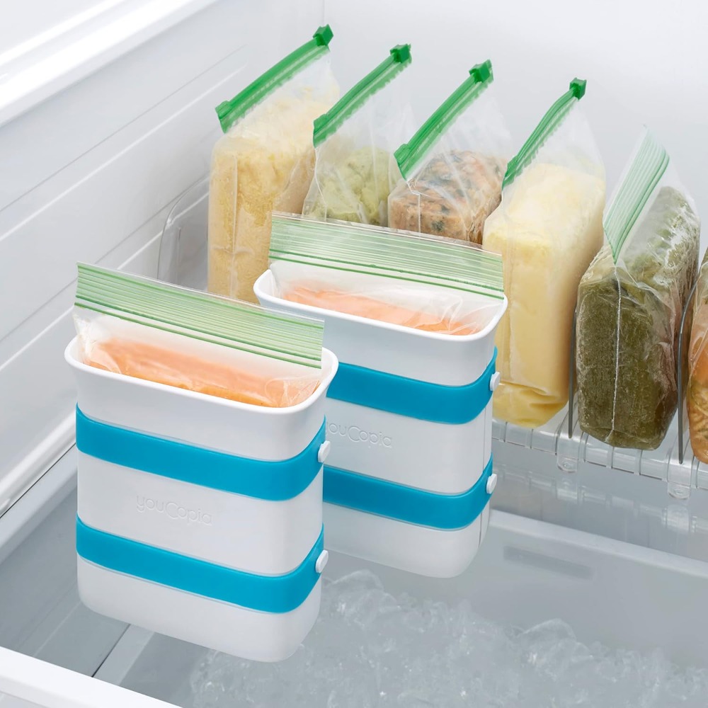 Meal Prep Freezer - Contenitore per sacchetti per la preparazione