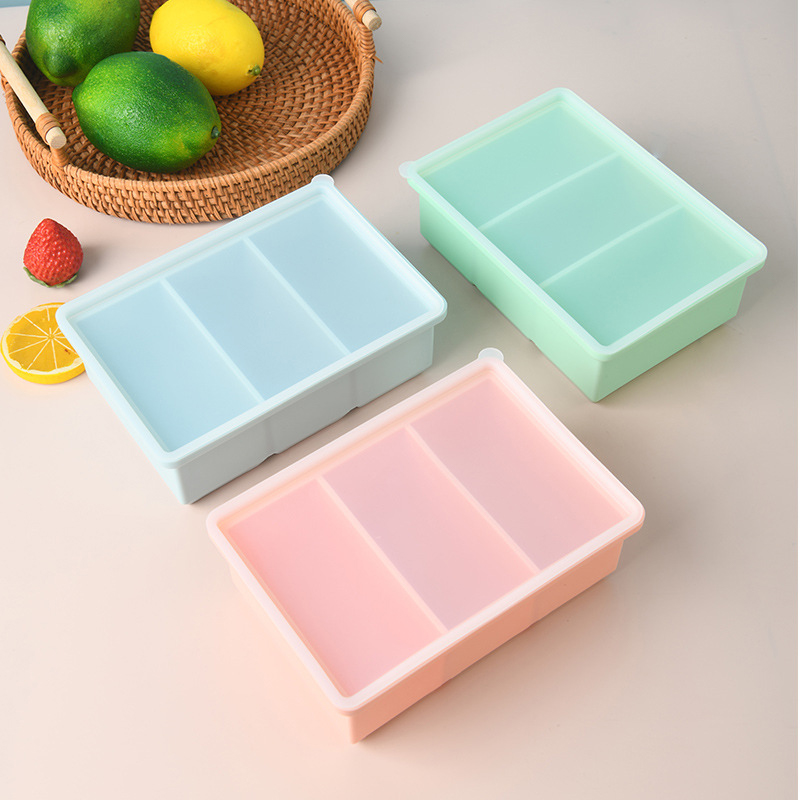 Meal Prep Frozen - Stampi Giganti in Silicone per Congelamento