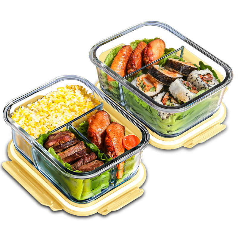 Meal Prep Glass Containers - Contenitore in vetro borosilicato resistente al