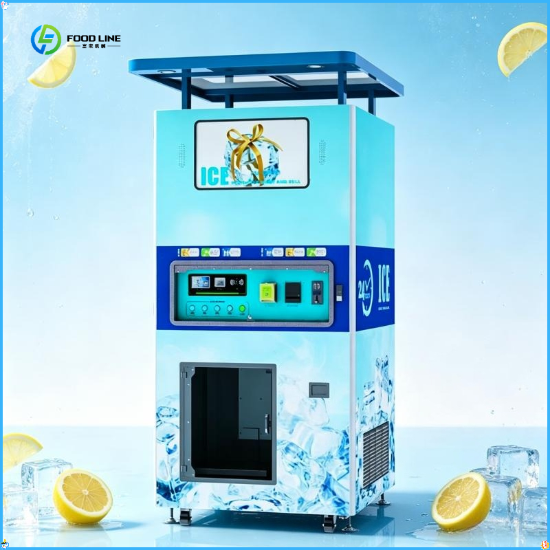 Meal Prep Vending Machine - Distributore Automatico di Ghiaccio a Cubetti