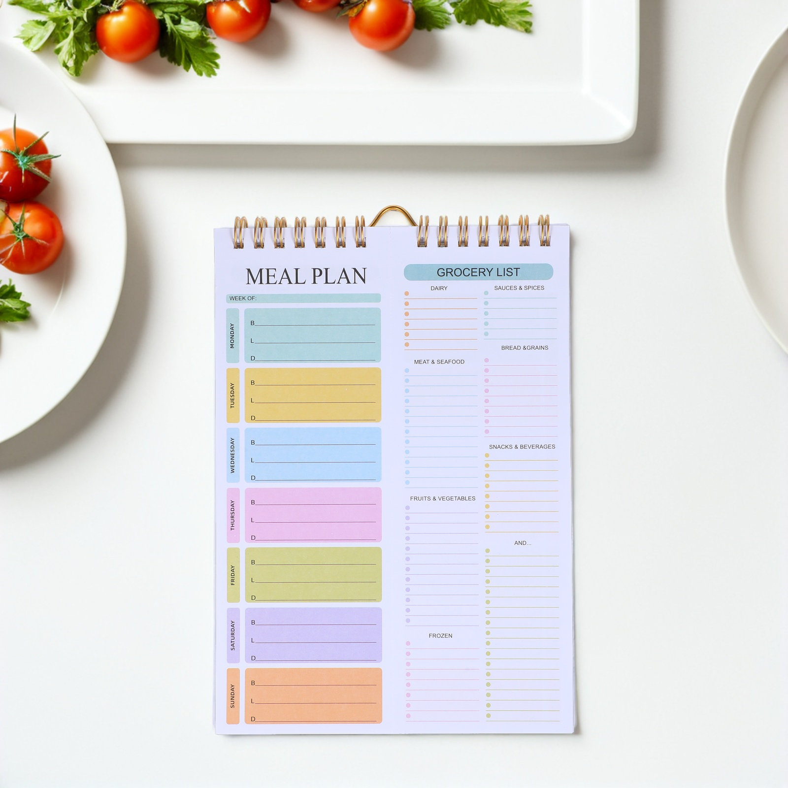 Meal Prep Menu - Quaderno Pianificatore Settimanale dei Pasti 52