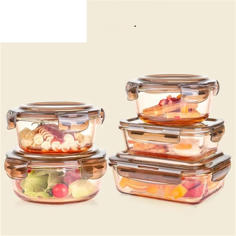 Meal Prep Glass Containers - Contenitore in Vetro per Alimenti, Scatola