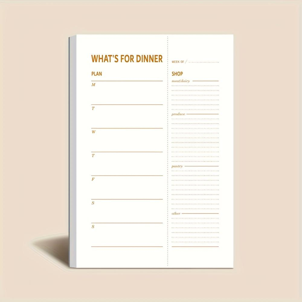 Meal Prep Menu - Quaderno per la pianificazione quotidiana della