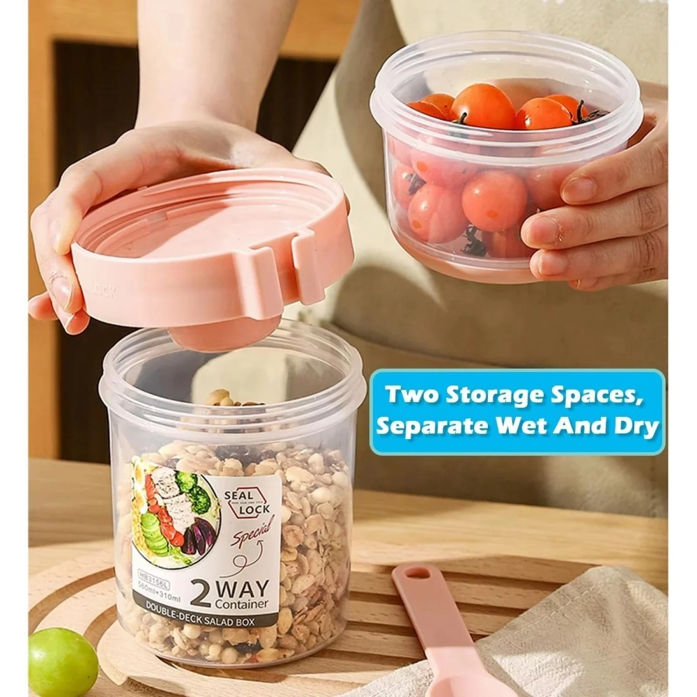 Tazza per insalata portatile T - Meal Prep Glass Containers recensione e prezzo