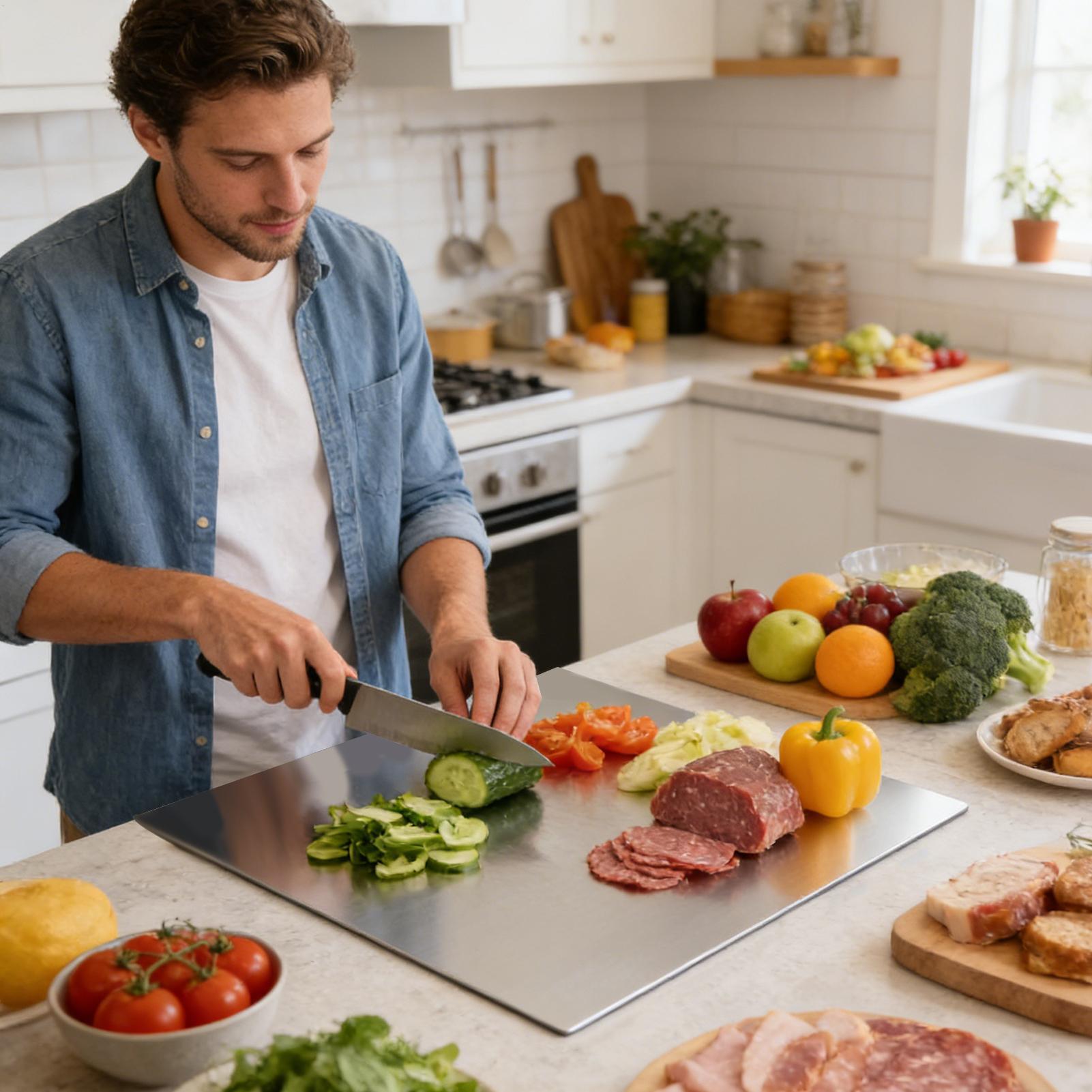 Tagliere in Acciaio Inossidabi - Meal Prep For Cutting recensione e prezzo