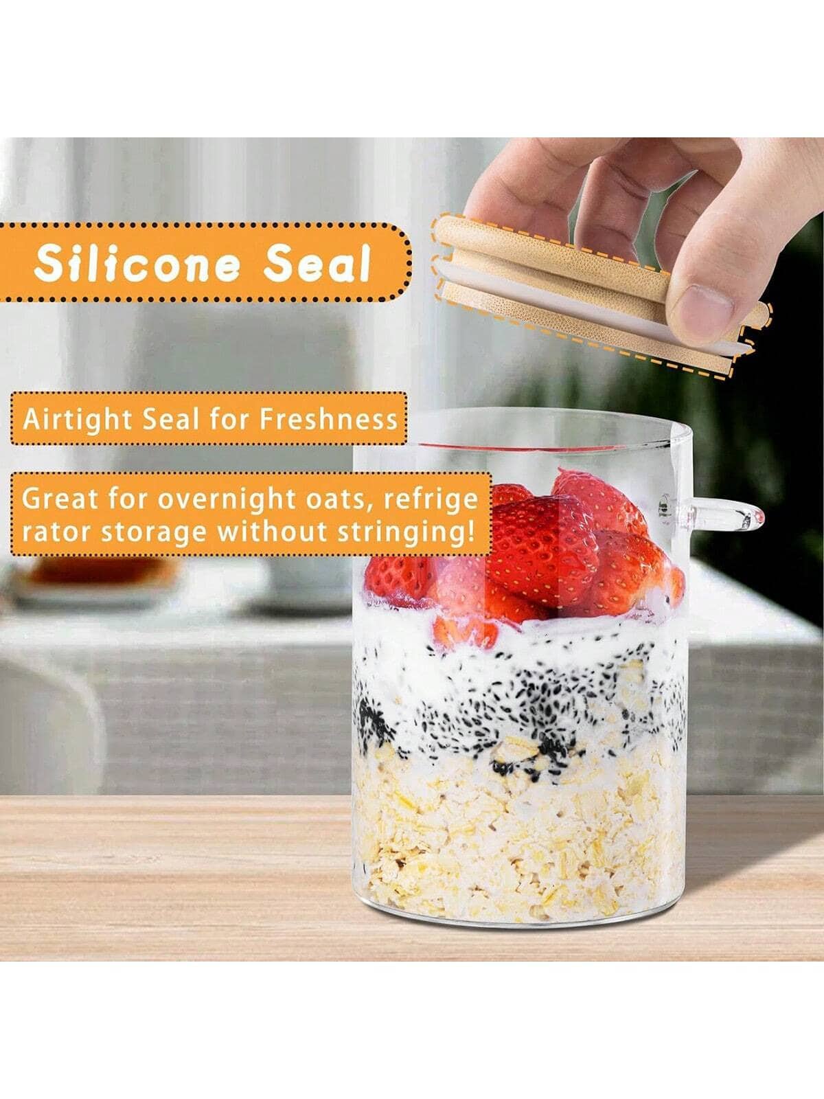 Set di 4 Barattoli per Overnig - Meal Prep Yogurt Parfait recensione e prezzo