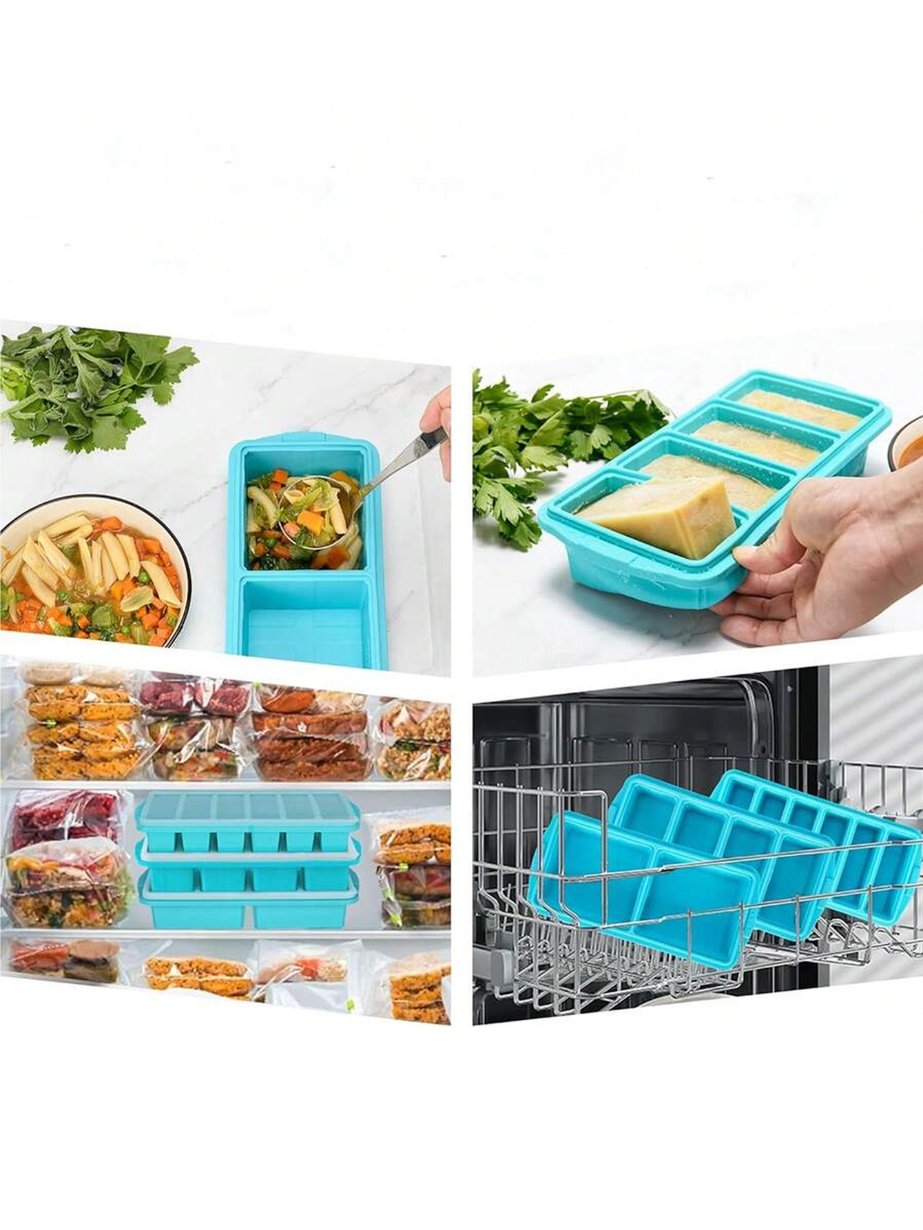 1 vassoio per ghiaccio in sili - Meal Prep Frozen recensione e prezzo