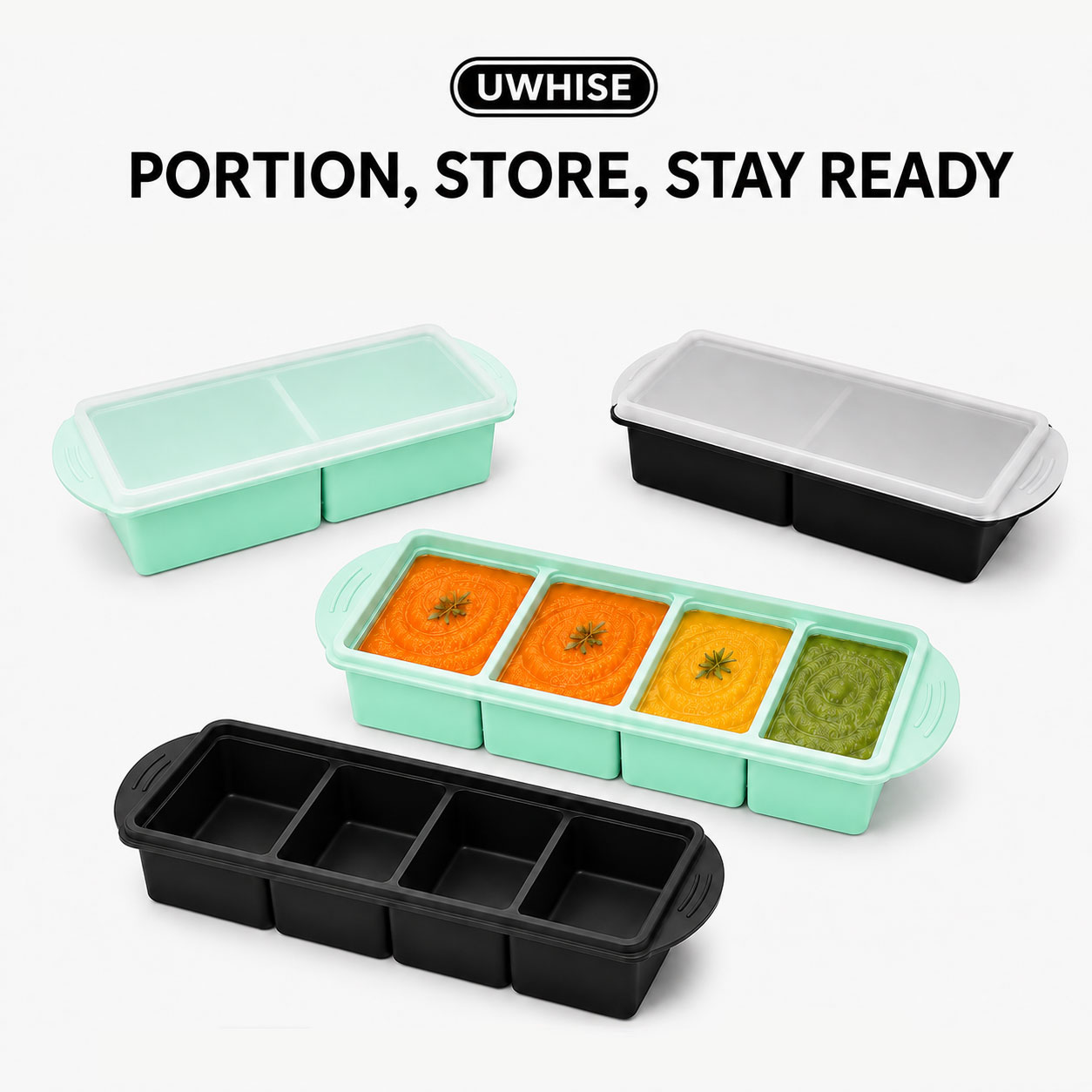 Uwhise Contenitore in Silicone - Meal Prep Chia Pudding recensione e prezzo
