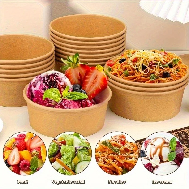 Ciotole rotonde in carta Kraft - Meal Prep Plan recensione e prezzo