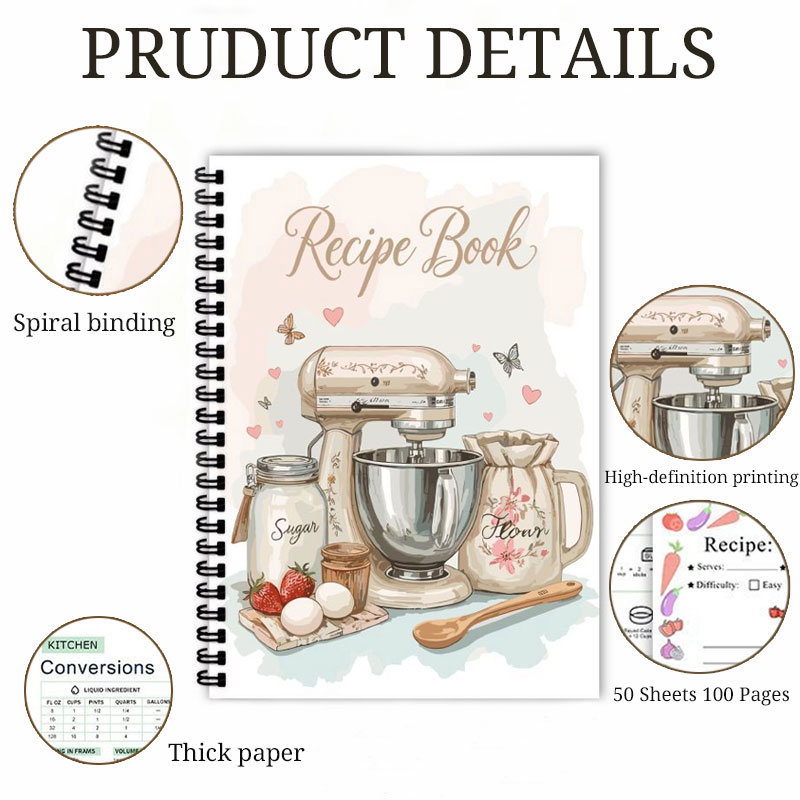 Diario delle ricette 100 fogli - Meal Prep Plan recensione e prezzo