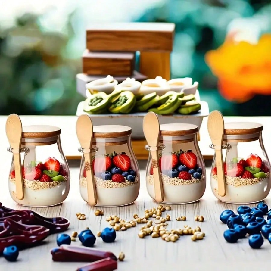 Set di 4 Contenitori per Overn - Meal Prep Yogurt Parfait recensione e prezzo