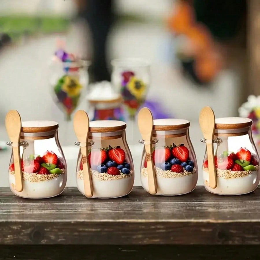 Set di 4 Contenitori per Overn - Meal Prep Yogurt Parfait recensione e prezzo