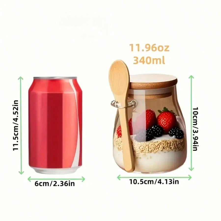 Set di 4 Contenitori per Overn - Meal Prep Yogurt Parfait recensione e prezzo
