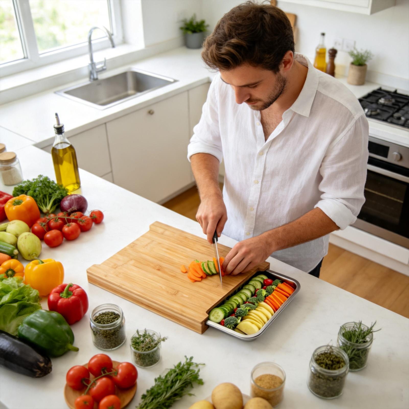 Taglieri in legno per cucina,  - Meal Prep For Cutting recensione e prezzo