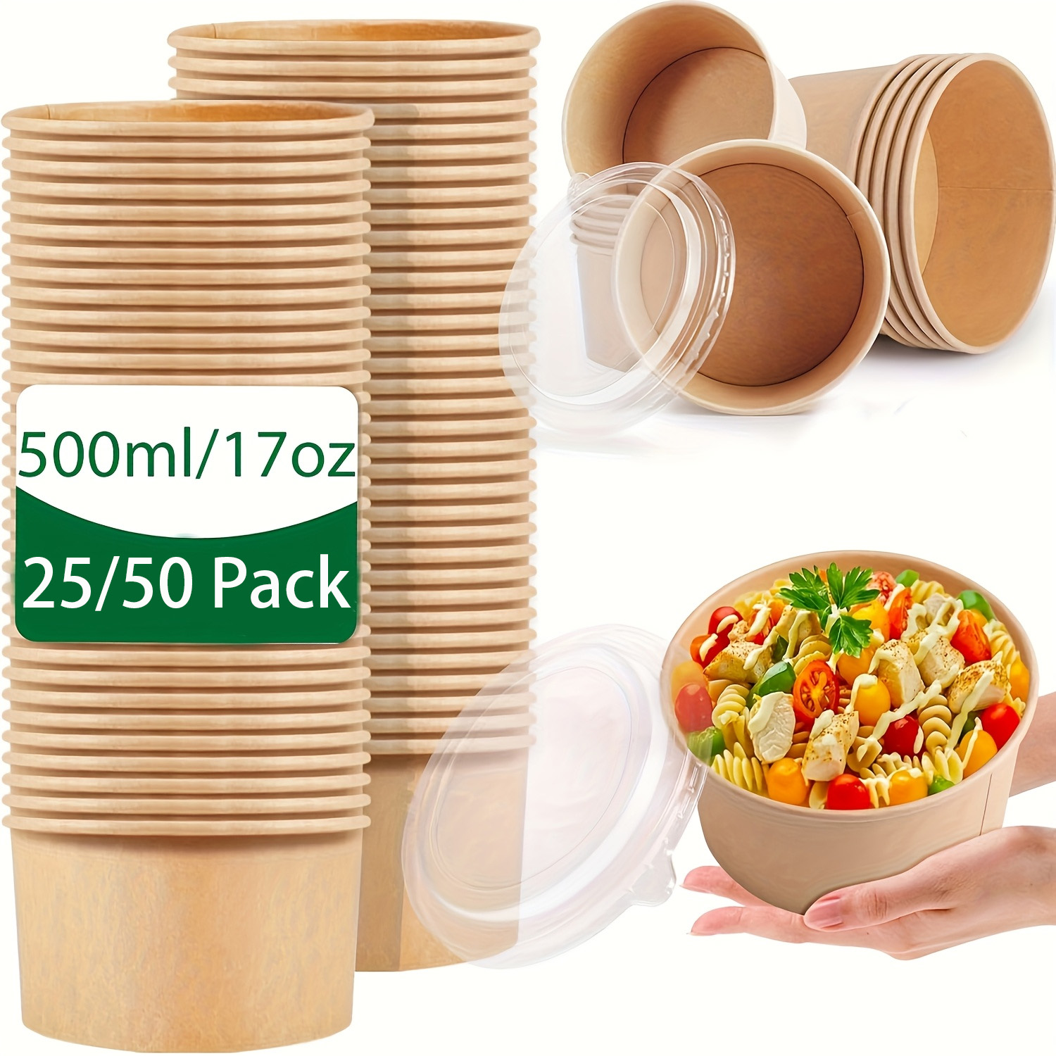 17 Oz/500 Ml Confezione da 25/ - Meal Prep Plan recensione e prezzo