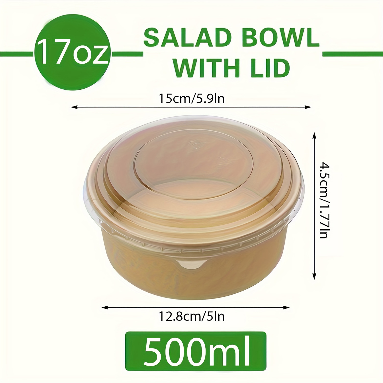 17 Oz/500 Ml Confezione da 25/ - Meal Prep Plan recensione e prezzo