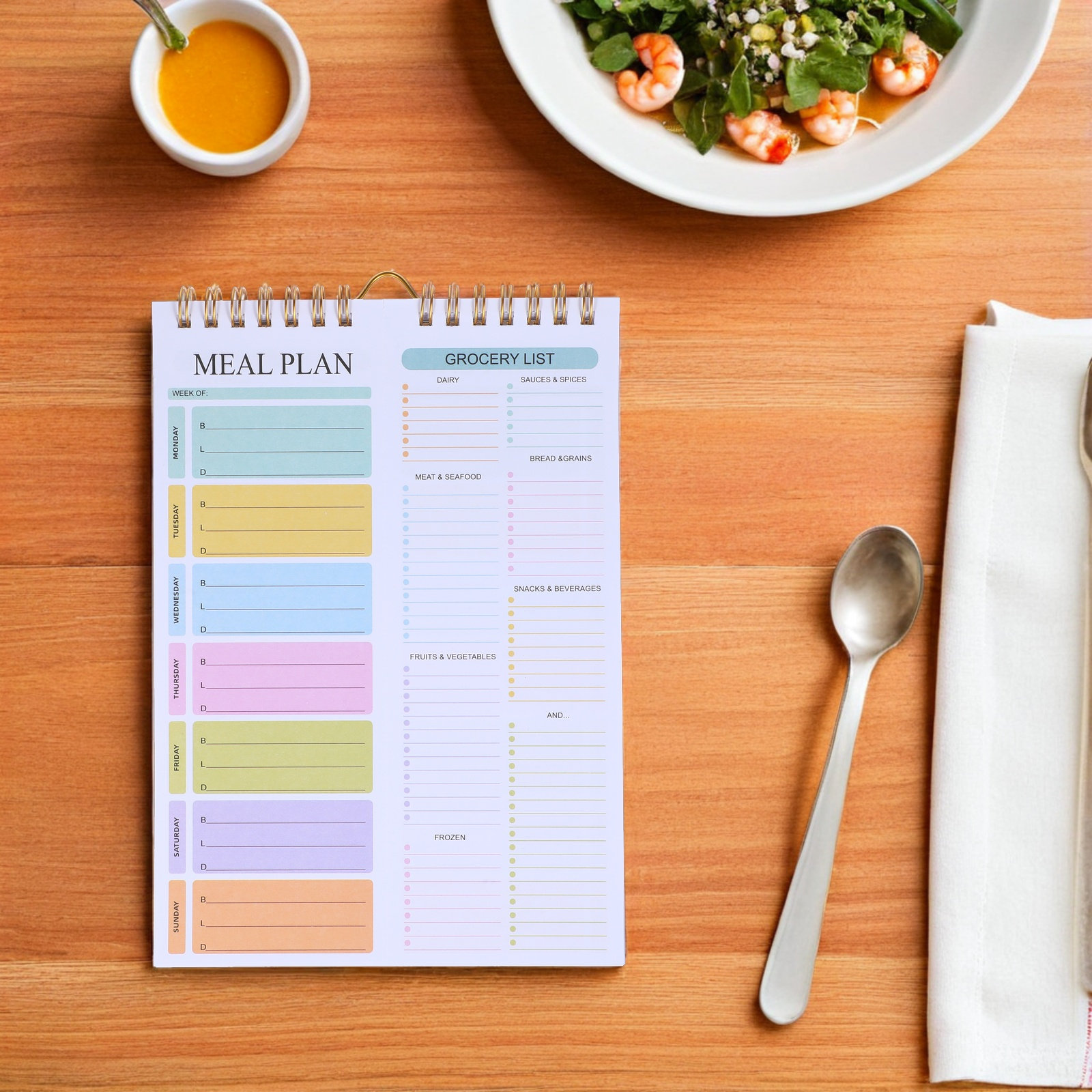Quaderno Pianificatore Settima - Meal Prep Menu recensione e prezzo