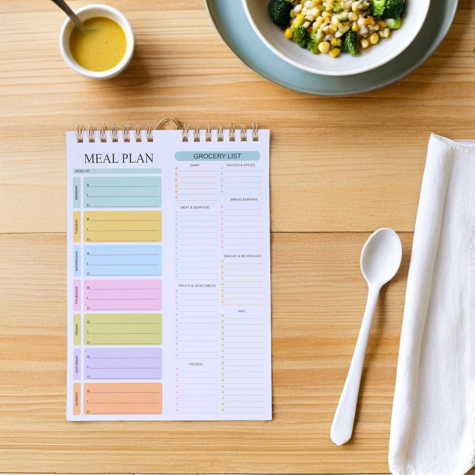 Quaderno Pianificatore Settima - Meal Prep Menu recensione e prezzo