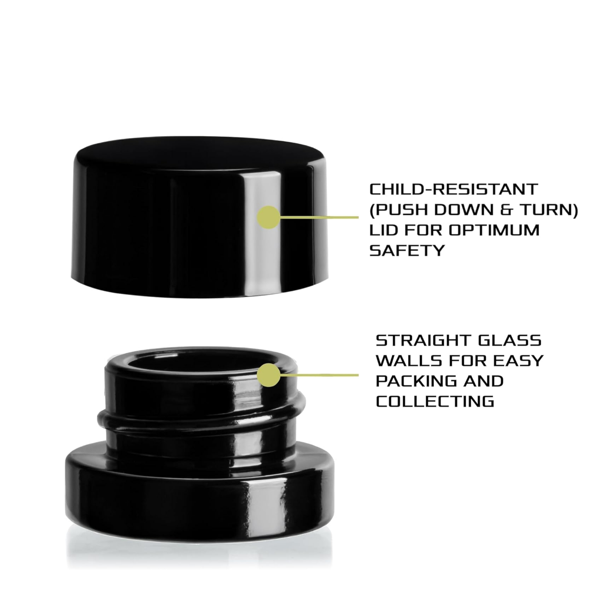Barattoli di vetro nero spesso - Meal Prep Glass Containers recensione e prezzo