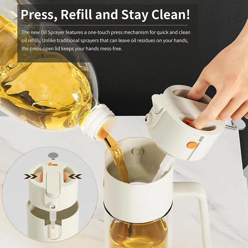 Spruzzatore d'Olio per Cucina, - Herb Keeper Bottle recensione e prezzo