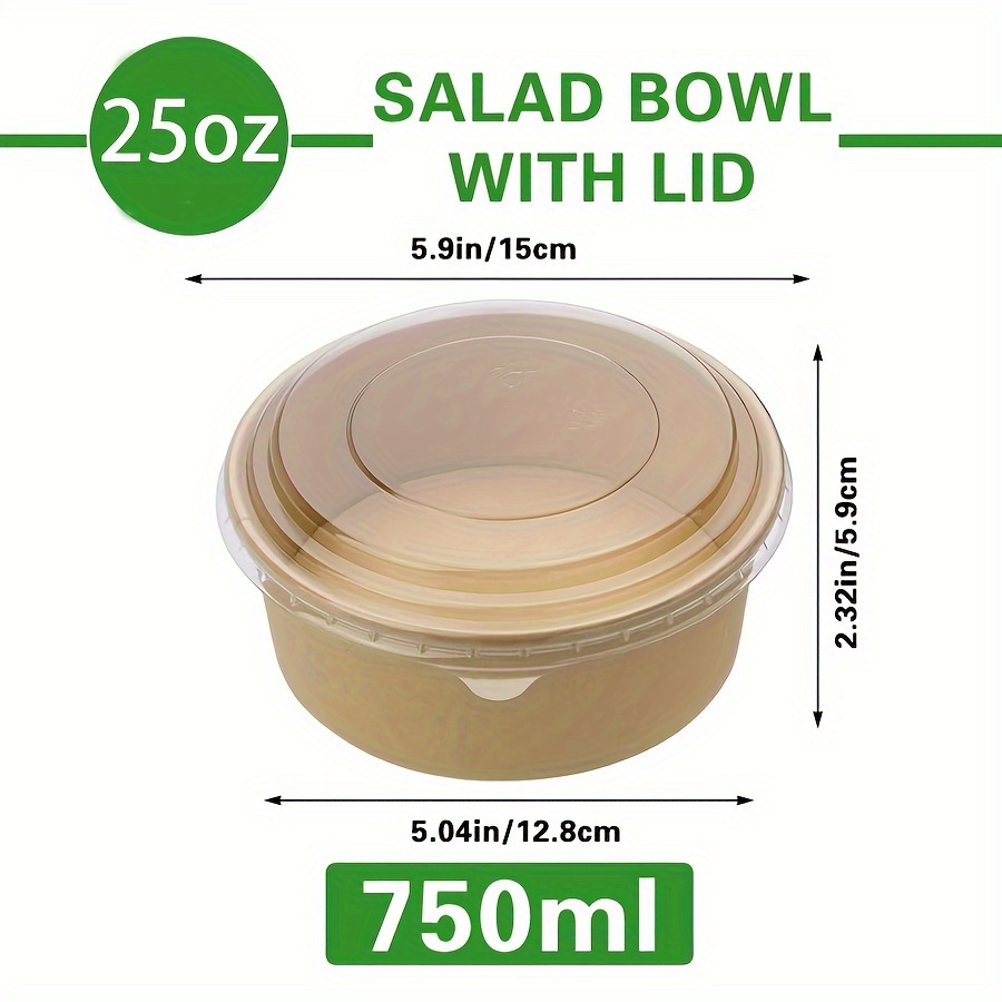 Ciotole di carta da 25 Oz/750  - Meal Prep Plan recensione e prezzo
